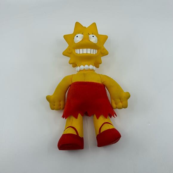 The Simpsons Vintage Doll Set of 3 "Meet the Simpsons" Plush Toys Action Figures - Picture 11 of 12